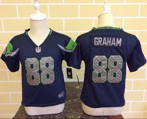 Toddler Nike Seahawks #88 Jimmy Graham Steel Blue Team Color Stitched NFL Elite Jersey